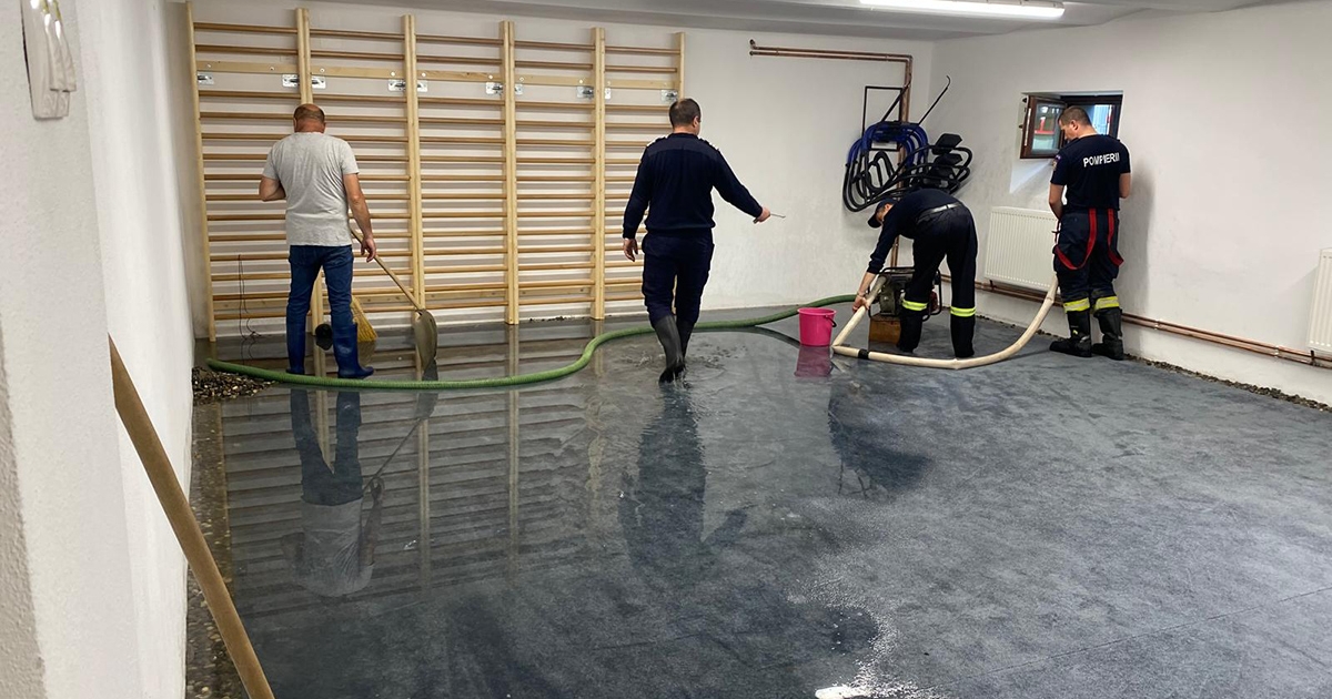 Beázott a Tompa László Általános Iskola alagsora